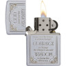 Zippo Classic 28458 — стальная зажигалка с бензином